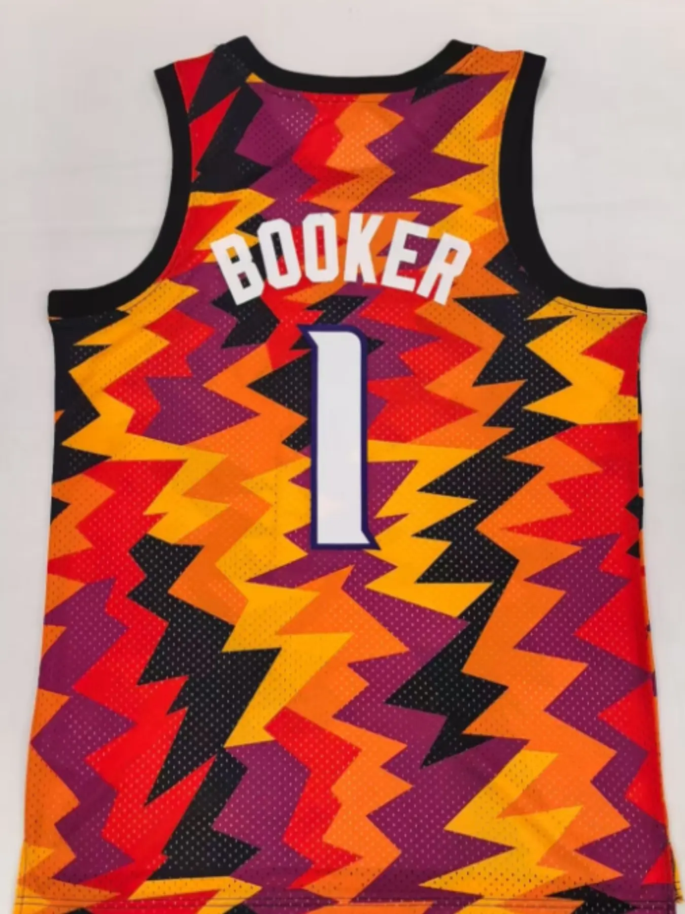 Breathable Basketball Clothes, Moisture-Wicking Sports Jersey, Loose-Fit Eyelet Embroidery Design, All-Season Athletic Wear