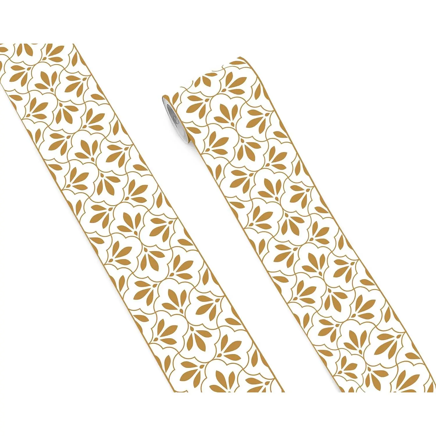 Wallpaper Borders - Floral Pattern Peel and Stick Wall Borders, Self-Adhesive, for Living Room Bedroom Kitchen Bathroom 4"x240"