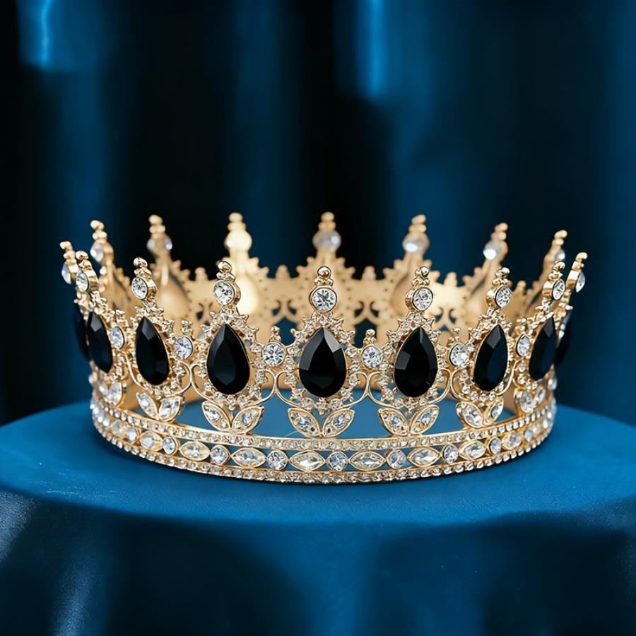 Exquisite Crystal Bridal Crown Headpiece Elegant Luxury Design For Weddings Birthdays And Formal Events Versatile Decor For Women And Cake Ornaments