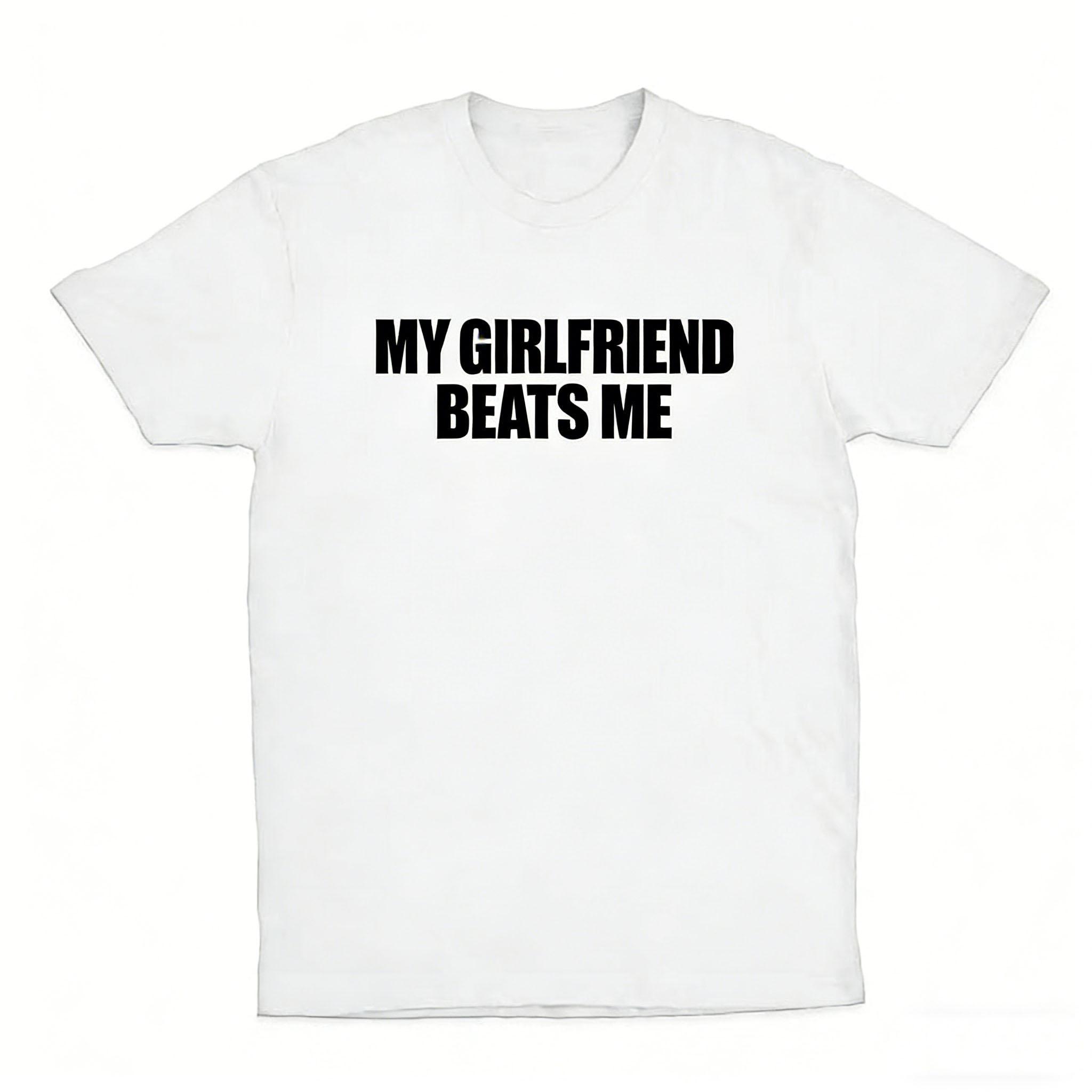 Romantic Couple Shirt, Boyfriend Beater My Girlfriend Beats Me Shirt, Meaningful Anniversary Gifts, Gift For Him, Gift For Her, Easy To Coordinate