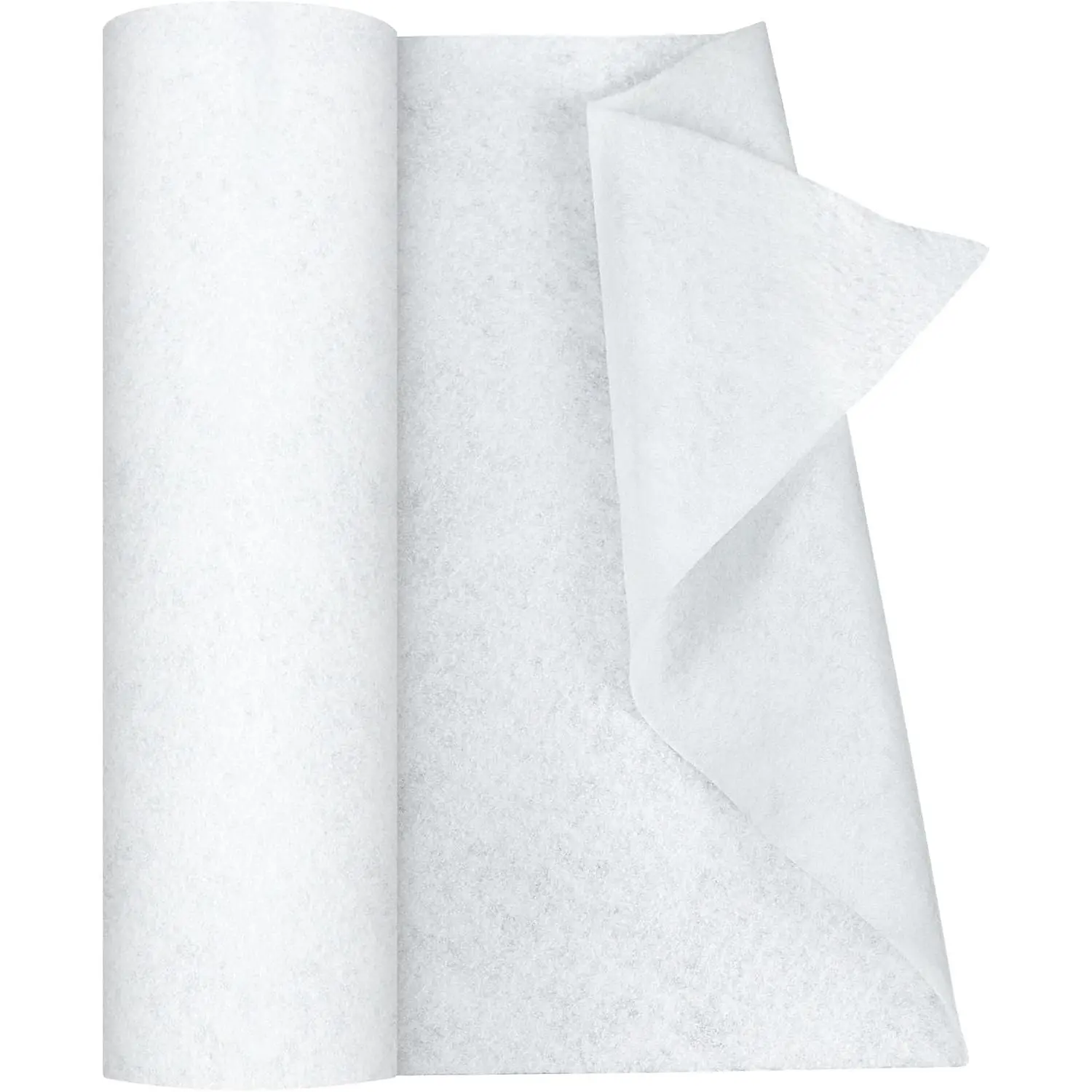 Iron- Fusible Fleece Interfacing: 16.5 Inches x 10 Yards Light Weight Single-Sided Loft Iron  Fusible Fleece White for Sewing Crafting and  Decor