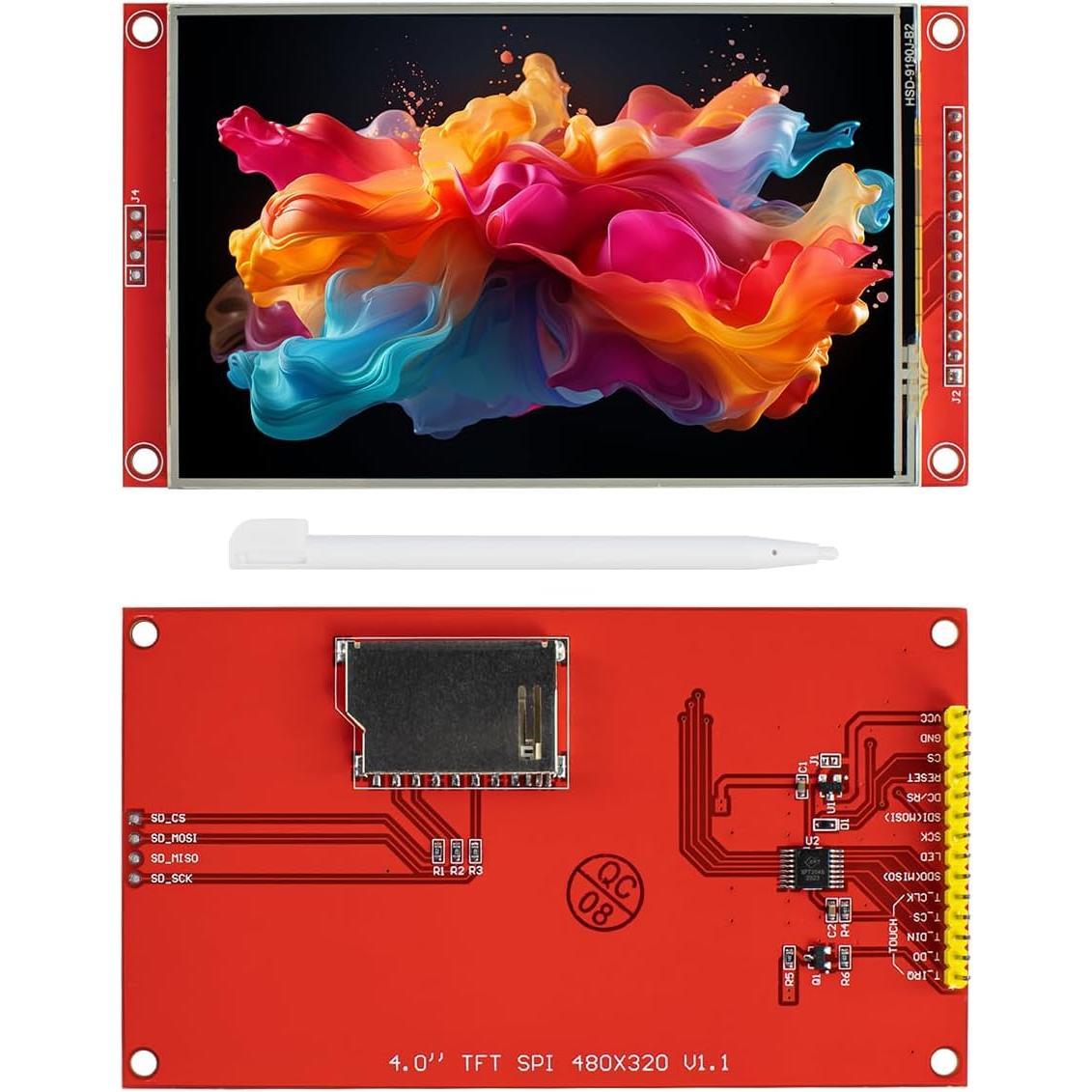 4.0 Inches 480x320 TFT Screen LCD Display Module SPI ST7796S Driver for ...