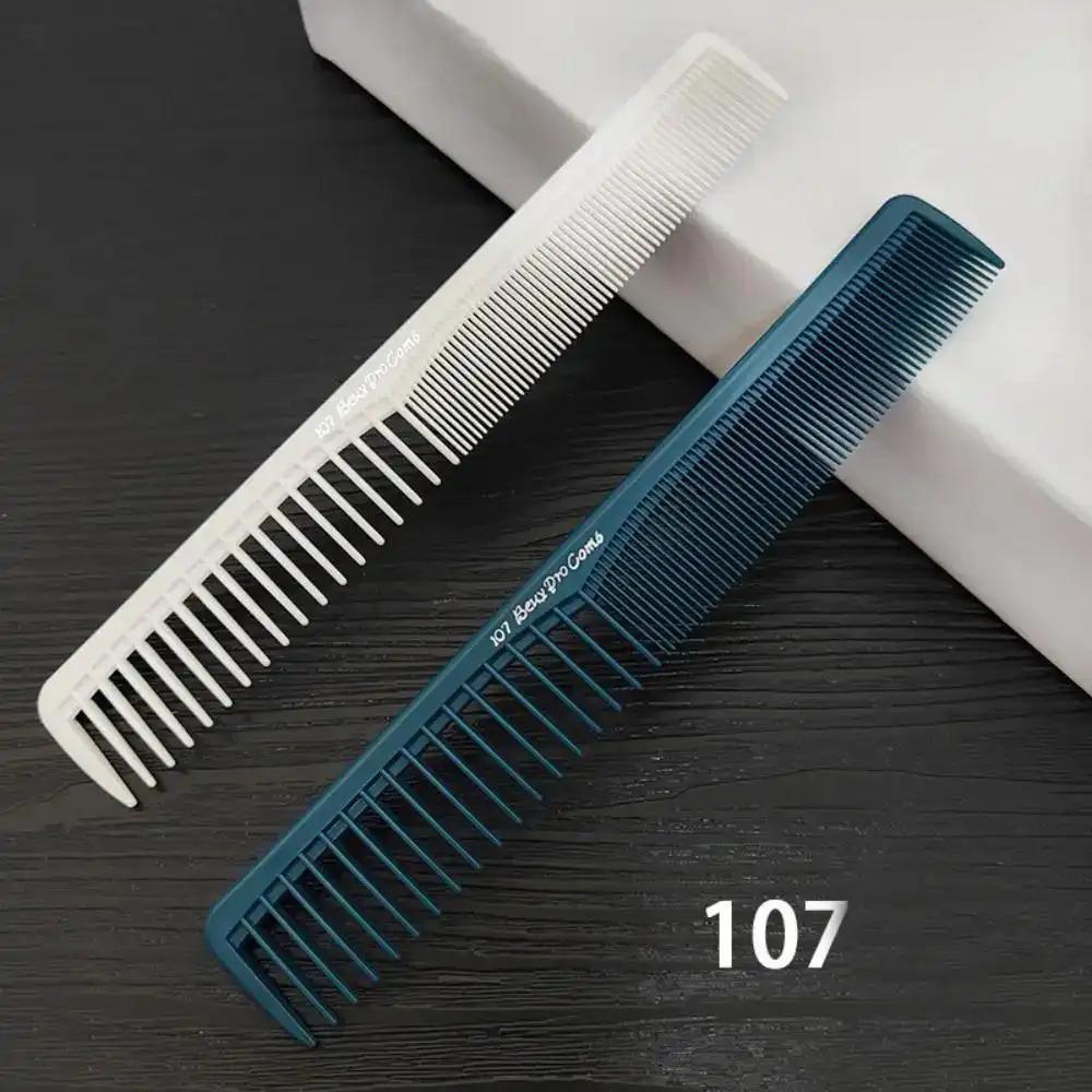1 Professional Barber Comb |   Wide Tooth, Double-sided Design, Plastic Material, Suitable for Normal Hair Types |   Ideal for Salon and Home Professional Hair Styling