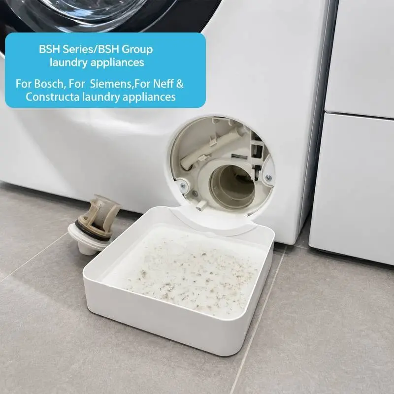 1pc Heavy-Duty Durable Safe Washing Machine Drain Pan Replacement Funnel, Washing Machine Drain Tray Suitable for Floor Overflow, Plastic Drainage System Compatible for Washing Machines, Ideal for Laundry Room & Bathroom Storage, Household Items