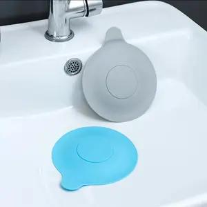 1PC Bathroom drain silicone waterproof plug, kitchen sink odor proof and leak proof silicone cover