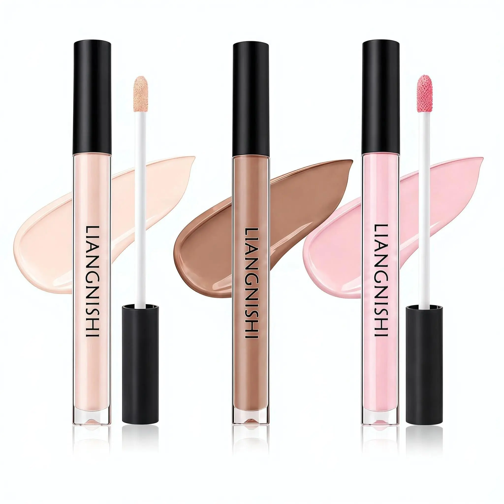 3pc Filter Long-Lasting Contour Liquid, Sculpted Face Highlighter, Brighten Tear Lines, Natural Finish, Makeup Essentials