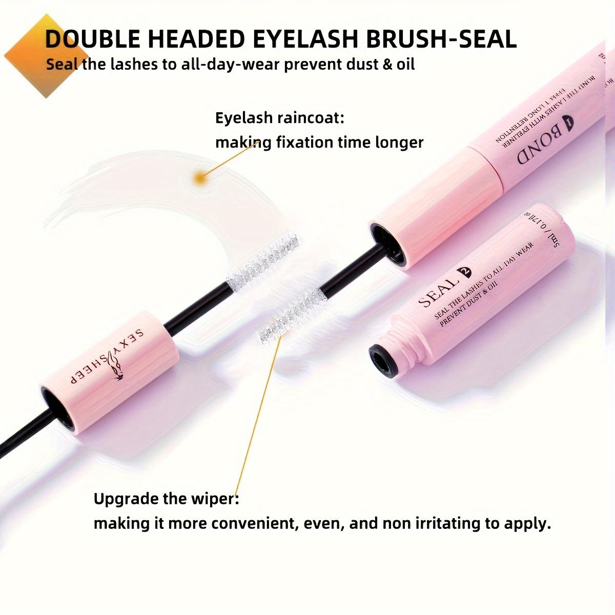 Mixed Size Individual False Eyelash with Bond & Seal Glue & Lash Remover & Tweezers, 1 Set Natural Look Eyelash Extension, Trending Product, Lash Clusters, Individual Eyelashes Kit