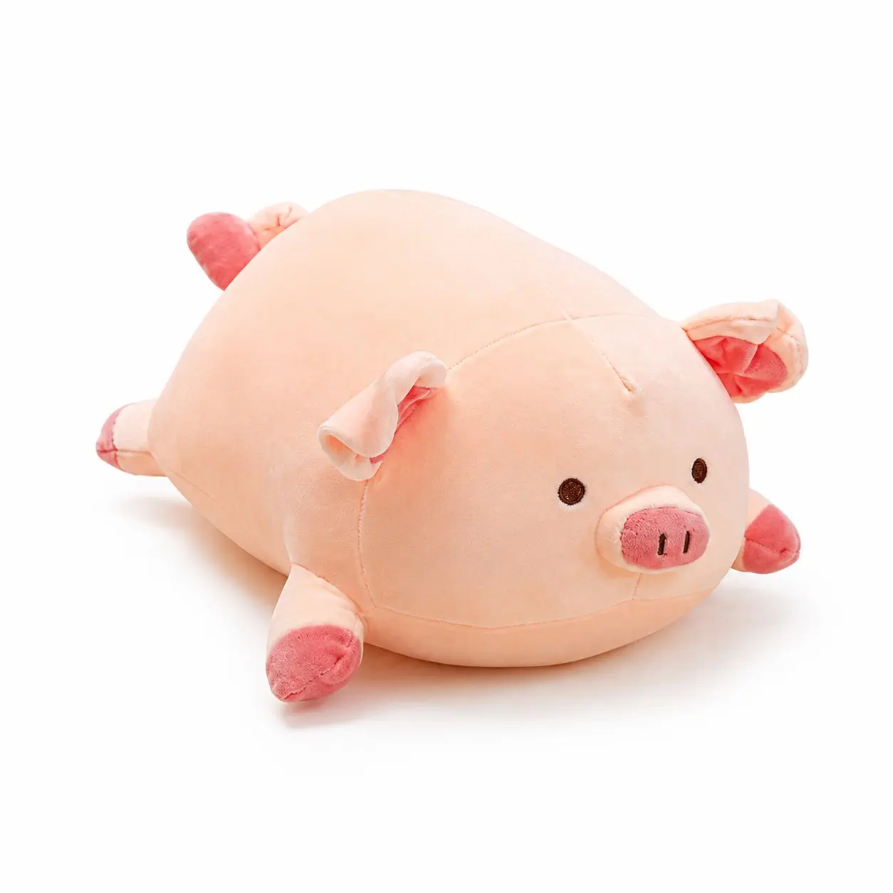 Thick Soft Plush Pig Doll, Stuffed Animal, Lazy Round Eyes, Innocent Expression, Perfect for Collectors, High-Quality Material, Ideal Gift Choice
