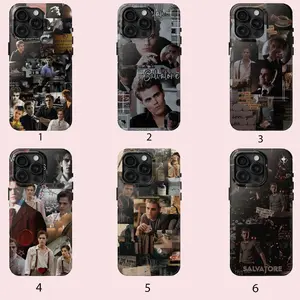 Stefan The Vampire Diaries Mystic Falls Phone Case Suitable for iPhone 17-11 Pro Max/Plus and  Samsung Galaxy S23-25 ,Phone Accessories, Cute Phone Case, Fashion Case, Perfect Gift for Her/Him, Creative Dual Layer Case
