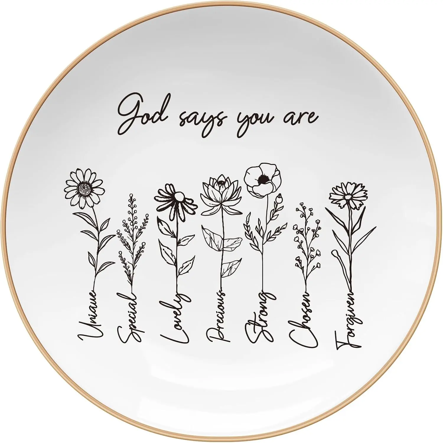 God Says You are – Ring Tray, Confirmation Gifts for Teen Girls | Christian Gifts for Women, Christian  Dish, Religious Gifts for Women, Graduation Gifts –  Dish Tray