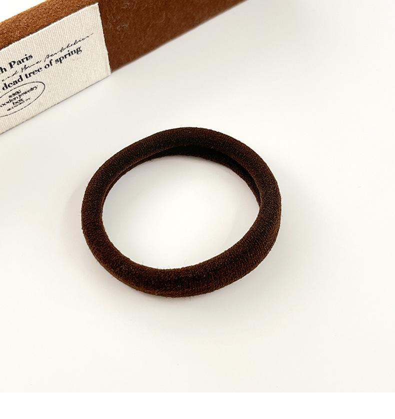 10-Piece Seamless Thickened Elastic Hair Ties, Cotton Crease-Free Bands for All Hair Types, Women's Hair Accessories Ideal Gift