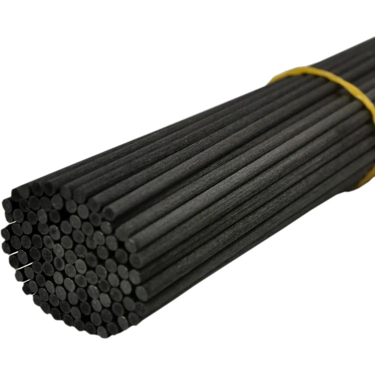 100 Pieces Black Fiber Reed Diffuser Replacement Refill Sticks (8" x 3mm)