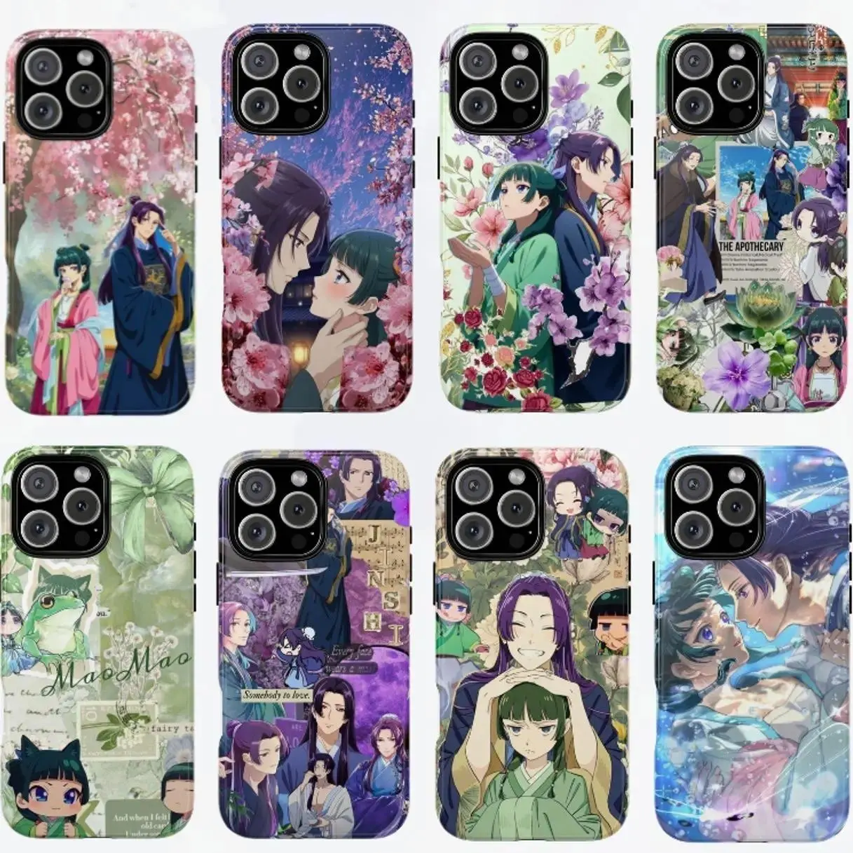 The Apothecary Diaries Anime Phone Case, Protective Cover Suitable for iPhone 17-11 Pro Max/Plus and  Samsung Galaxy S23-25