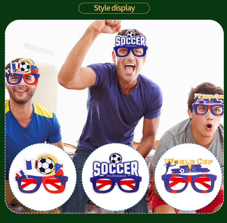 12-Pack Football Glasses Football League Bar Club Party Decoration Props World Cup Fan Supplies