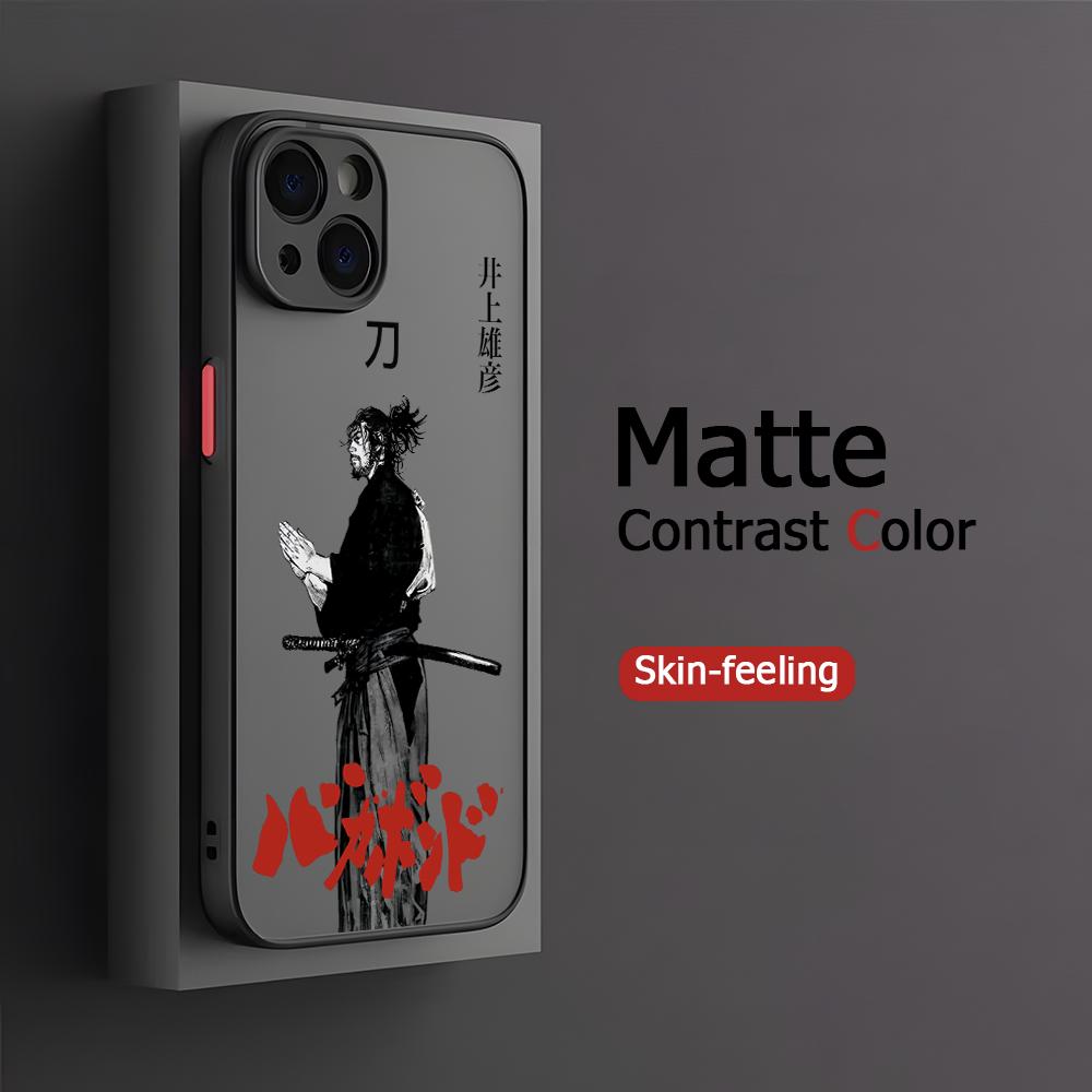 Vagabond Inoue Takehiko Phone Case for iPhone 17 16 15 14 13 12 11 Pro Max X Xs Matte Transparent Hard Cover