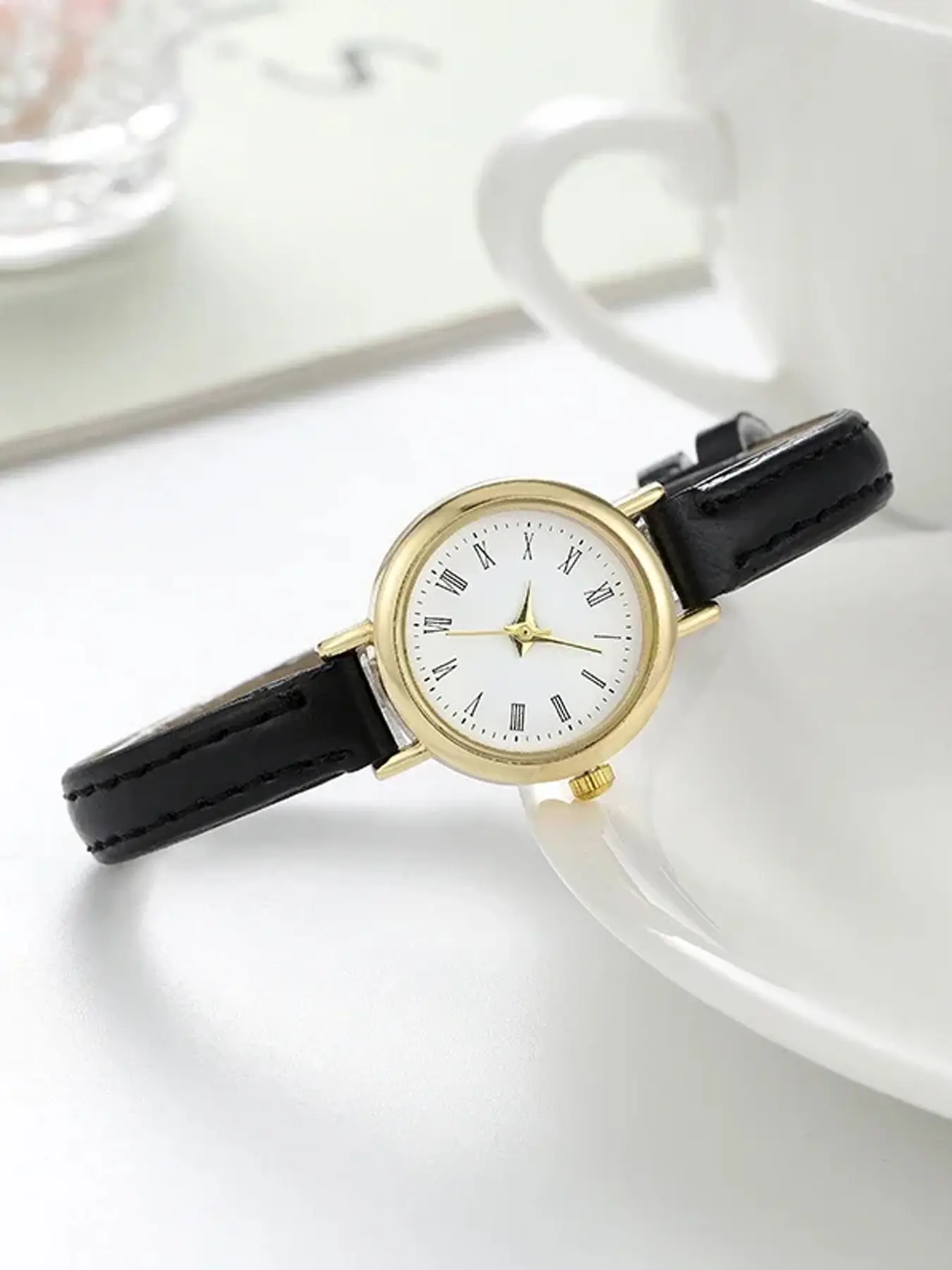 2025 Simple Women's Watches Small Round Girl's Belt Watches Quartz Fashion Wristwatches Women's Watch Gift Reloj Para Mujer Women Watch
