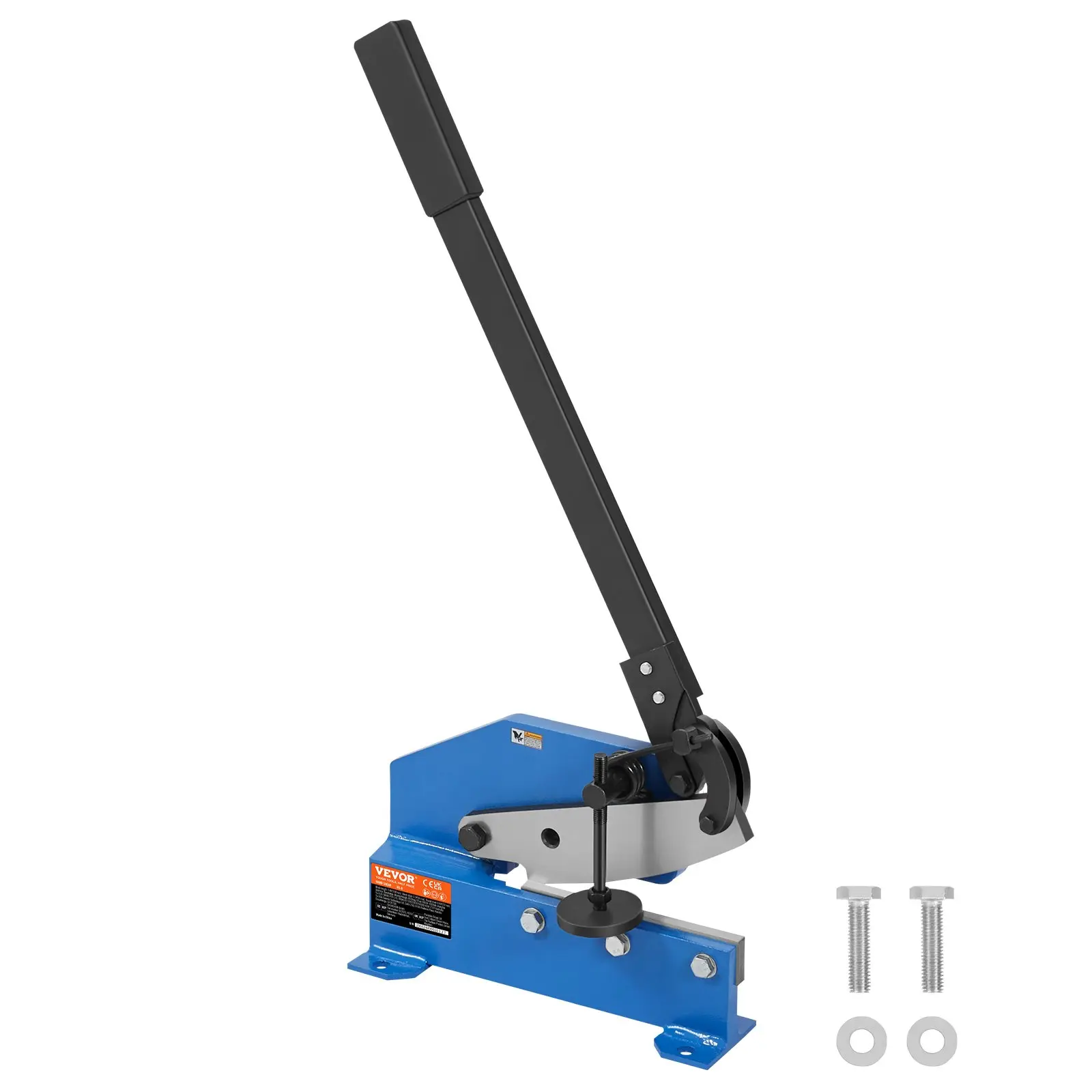 VEVOR 8 in Heavy Duty Manual Hand Lever Plate Shear, HS-8 Benchtop Cutter with Q235 Steel Material, for Metal Sheet Crafting, Ideal for DIY Enthusiasts