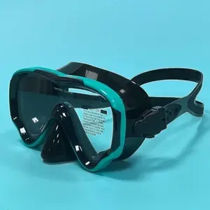 2026 New Unisex Adult Scuba Diving Mask, Panoramic Tempered Glass Anti-Fog Waterproof Snorkel Goggles, Leakproof Soft Silicone Gear for Swimming Snorkeling Beach Outdoor Water Sports