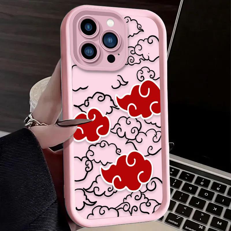 Anime N-NARUTOS Silicone Case For iPhone 17 16 15 14 13 12 11 Pro Max Plus Air Shockproof Cover