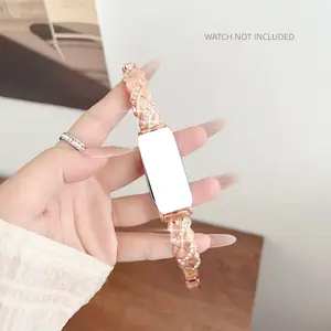 Metal strap suitable for Xiaomi Band 10/9/8 dedicated breathable strap, fashionable metal replacement strap, smart watch strap, women's diamond strap, Wearable Accessory, Smartwatch Strap