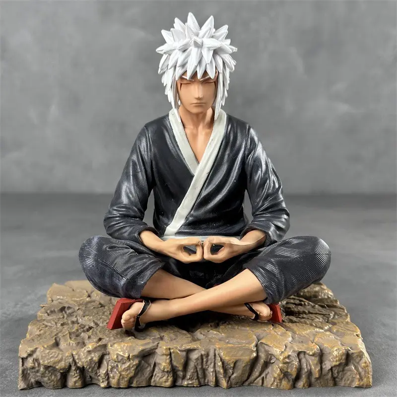 Naruto Gk Jiraiya Seated Handmade Model Statue, Anime Collectible Figure, High-Quality Detailing, Perfect Gift for Fans