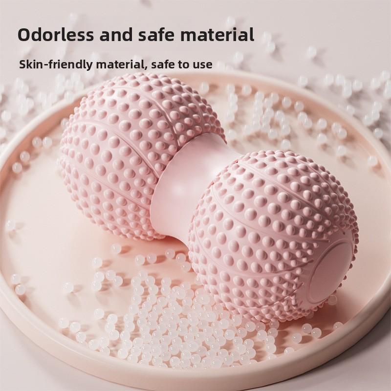 Fascia Peanut Ball for Foot Massage, Spine Muscle Relaxation, Double Ball for Hip, Back, and Leg Acupoint Stimulation, Yoga Massage Ball