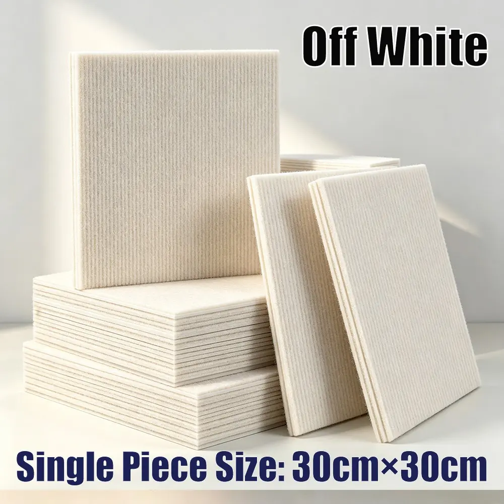 55pcs Self-Adhesive Carpet Patches, Sound-Absorbing, Durable, Easy Removal, Ideal for Living Room, Bedroom, Public Spaces