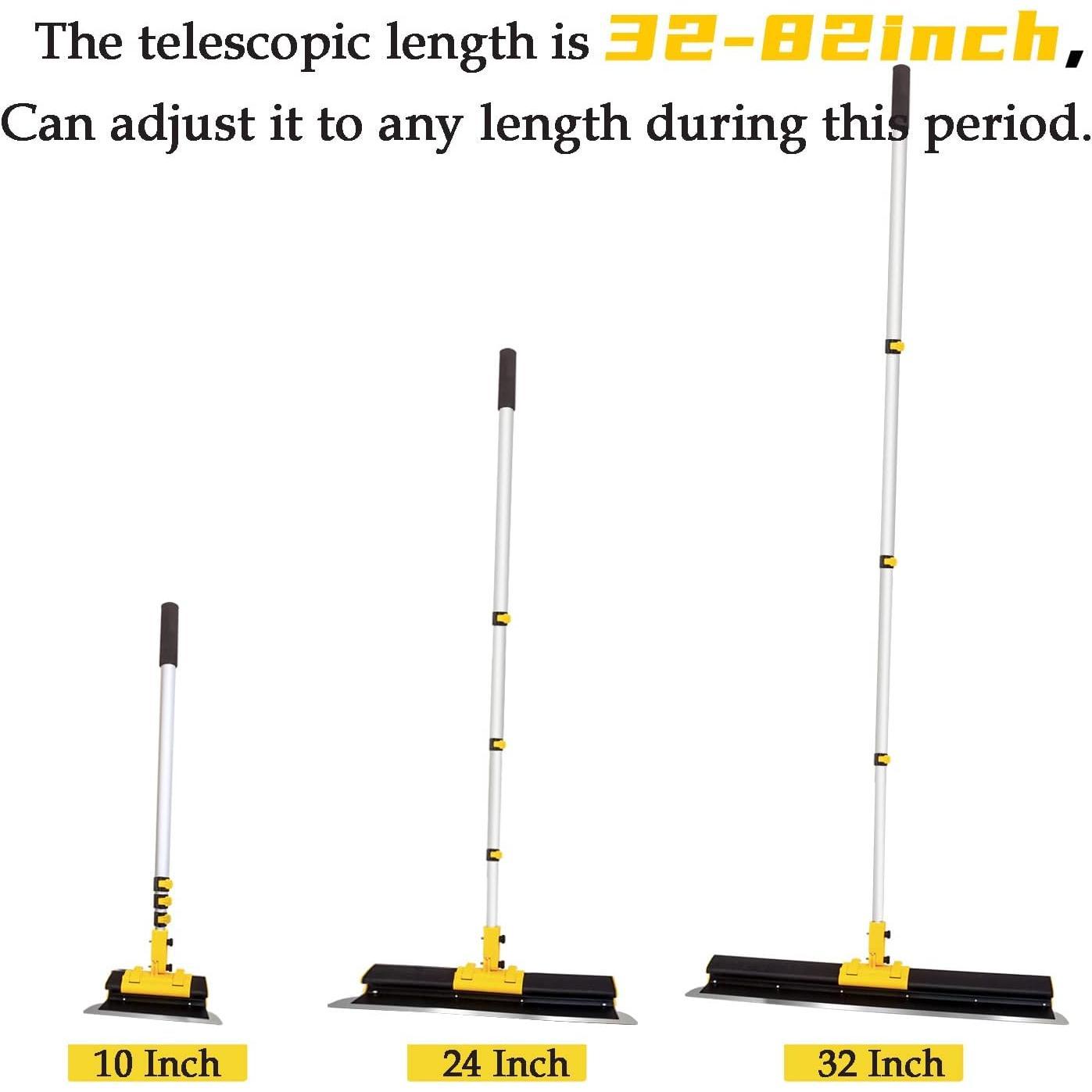 Drywall Skimming  with Extension Handle Set,   made of  Alloy, 10"+24"+32" Skimming  + Adjustable Length Extension Rod + Adjustable Angle Holder