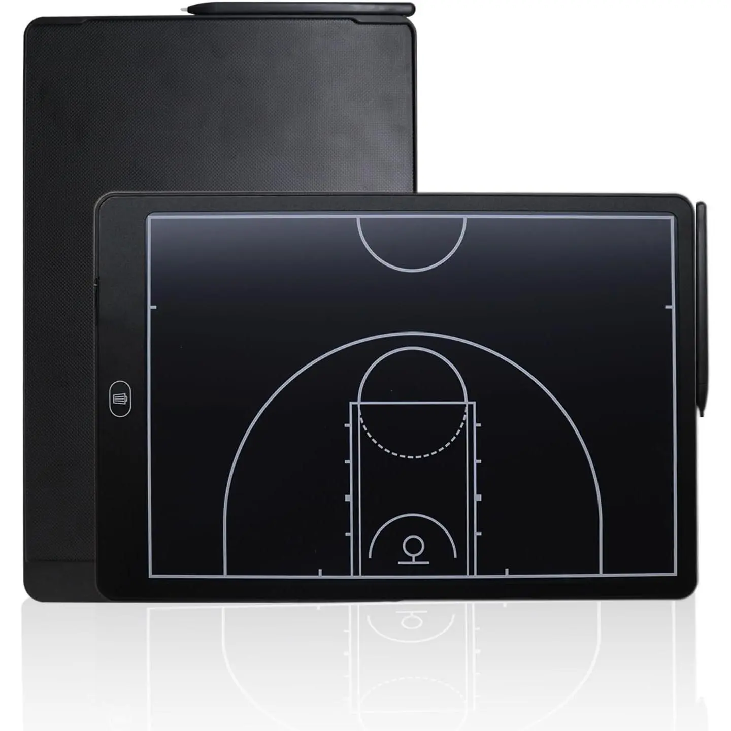16'' LCD Screen Tactical Coaching Marker Board, Electronic Board with Stylus Pen, with Lock Function, for Basketball Soccer Coach