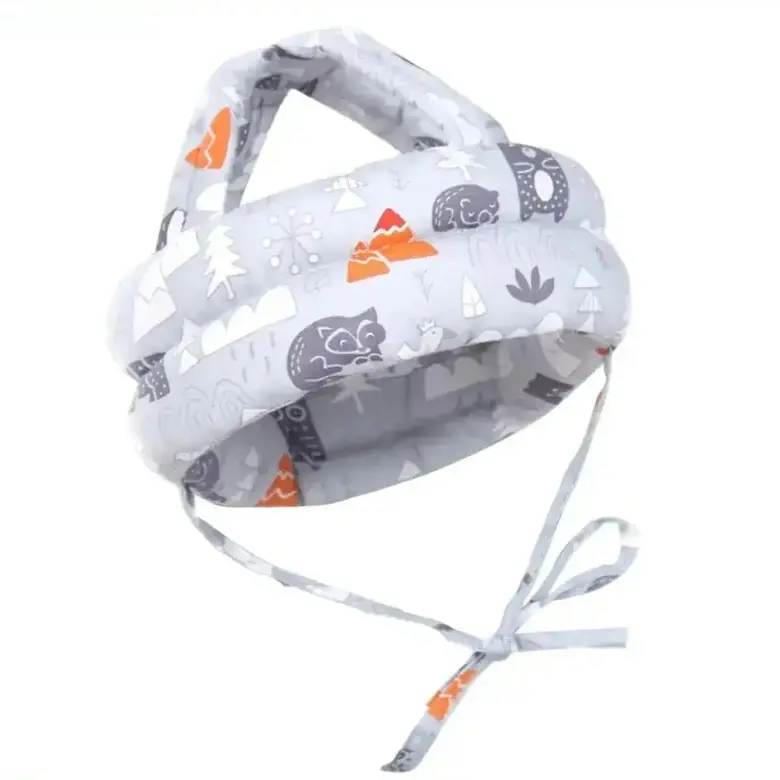Safety Helmet With Adjustable Elastic Sponge Impact Pads, Lightweight Breathable Head Protection Gear, Cushioned Head Guard For Crawling And Walking Stages