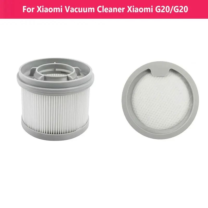 2 Pack Xiaomi G20/g20 Max Robot Vacuum Accessories, Includes 1 Filter and 1 Pre-Filter, Essential Replacement Parts for Efficient Cleaning