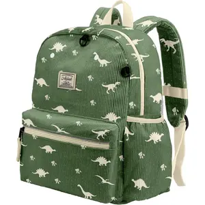 Corduroy Toddler Backpack for Boys 2-5 Kids Preschool Backpacks for Girls 13.5 H Fit Folder