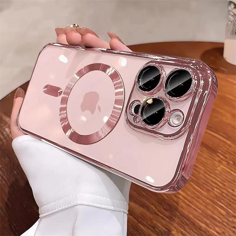 New Official Desert Gold Phone Case For iPhone 17Air 17 16 15 14 13 12 11 Pro Max Plus Clear Magsafe Magnetic Lens Protect Soft Cover