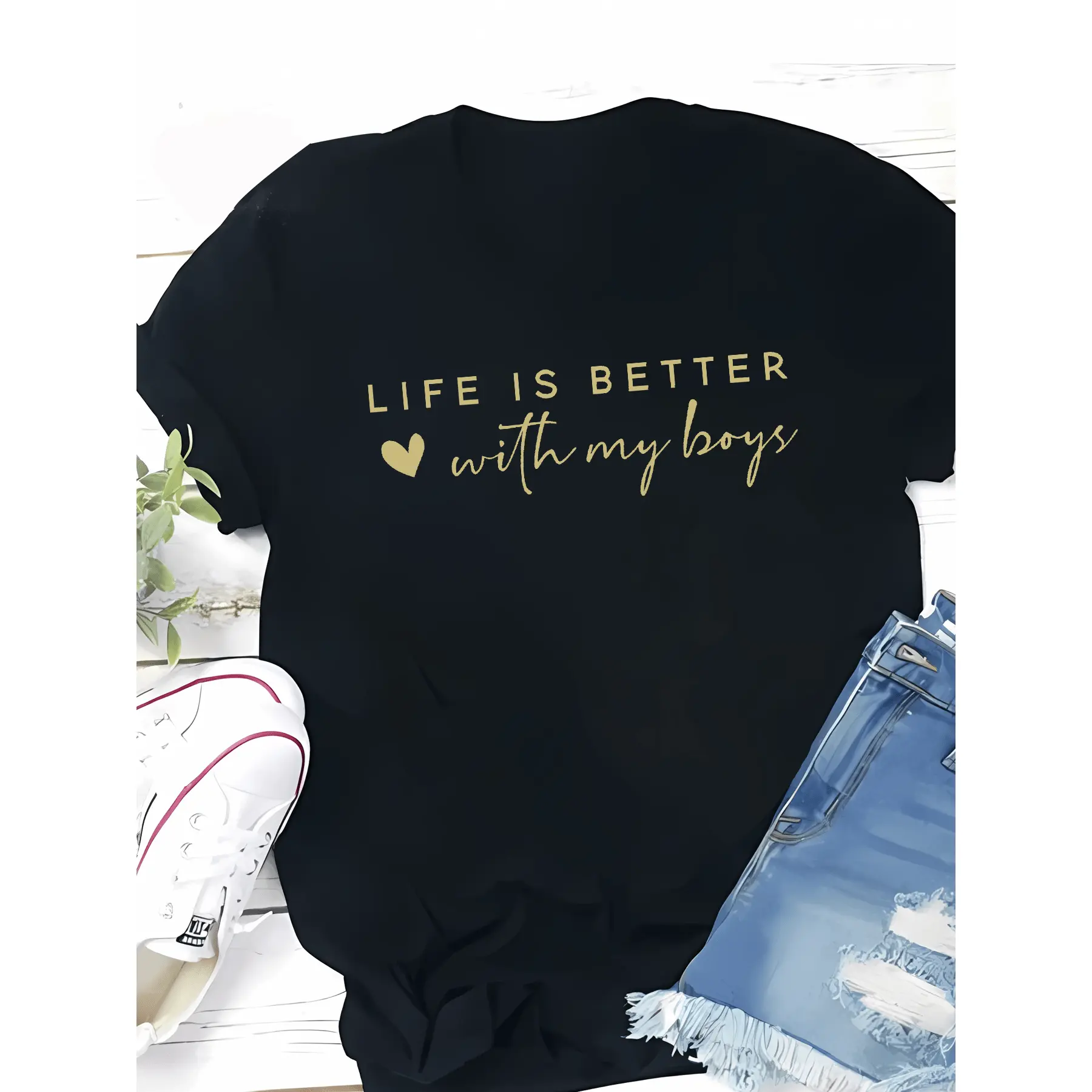 Life Will Be Better, My, Mom, Mom Shirt, Mom Life, Mother'S Day Gift Number