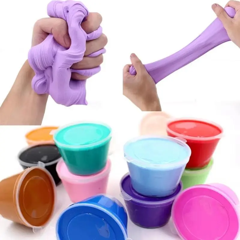 DIY Solid Butter Slime Kit for Crafts - 4.5*6*4Cm Eco-Friendly Soft Non-Sticky Scented Stress Relief Toy, Unisex Party Favors Birthday Gift for Over 6+ Boys, Classic Novelty Toy