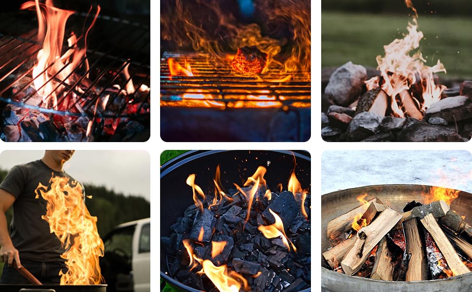 Fire Pit Cover - Round, 22-34 Inch, Heavy Duty Oxford Fabric, Waterproof