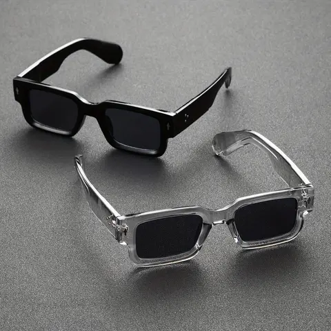 2pcs Summer Trendy Modern Styling Sunglasses, His and Hers Gifts, Fall Outdoor Sun Protection Sunglasses for Women, Travel Essentials, Back To School Summer Sunglasses, Girlfriend Gifts