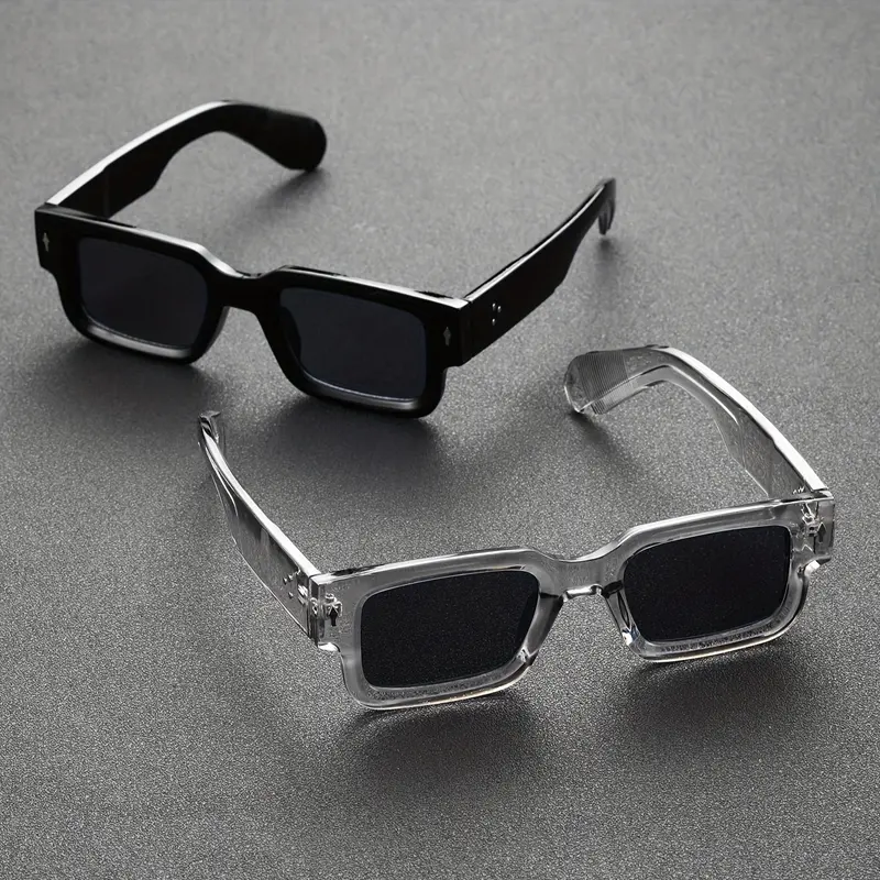 2pcs Summer Trendy Modern Styling Sunglasses, His and Hers Gifts, Fall Outdoor Sun Protection Sunglasses for Women, Travel Essentials, Back To School Summer Sunglasses, Girlfriend Gifts