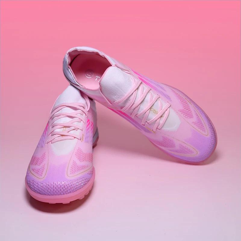 Professional F50 Soccer Cleats – FG/TF Studded Football Boots for Men Women, Durable Comfortable Shoes for Grass Training & Competition