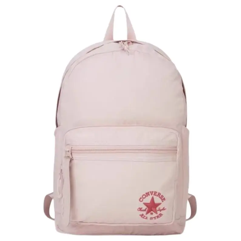 Converse Chuck 70 Go 2 Backpack – Unisex Casual Sporty Polyester Bag with Logo Patch in Pink