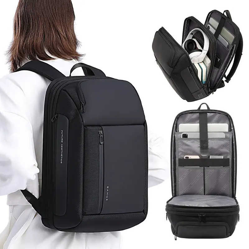 BANGE backpack new men's backpack large capacity business travel computer bag usb anti-splashing commute light Lightweight Laptop Backpack