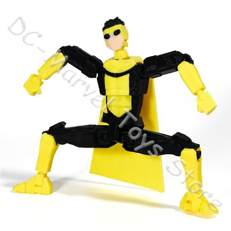In Stock 3d Printed Invincible Boy Conquest Omni Man Dummy13 T13 Multi-Jointed Shapeshift Action Figures Mannequin Custom Toys