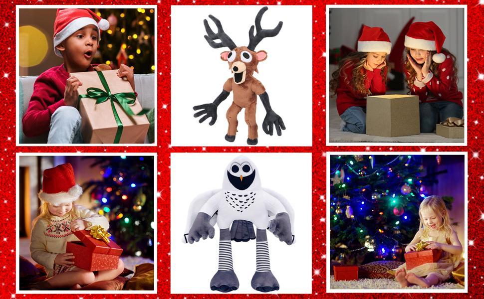 99 Nights in The Forest Deer Plush – Soft Stuffed Animal Game Peripheral, Birthday Xmas Halloween Gift for Kids & Adults, Cuddly Decor for Fans