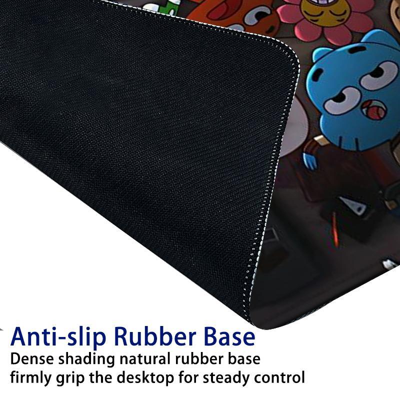Cartoon Character Design Mouse Pad, Rectangle Gaming Mouse Pad, Non-Slip Mousepad, Office Desk Keyboard Mouse Mat for Home Office Game Room Desk