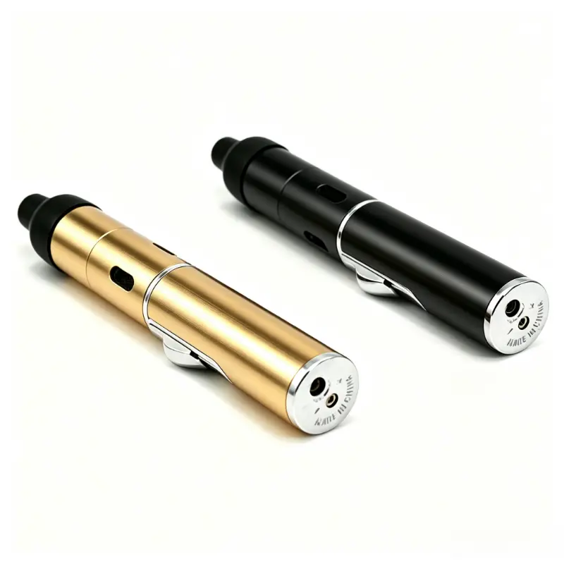 Slim Pen Shape Metal Ignition Tool with Pocket Clip, Portable Handheld Lighting Device for Candles, Incense, Camping and Household Use
