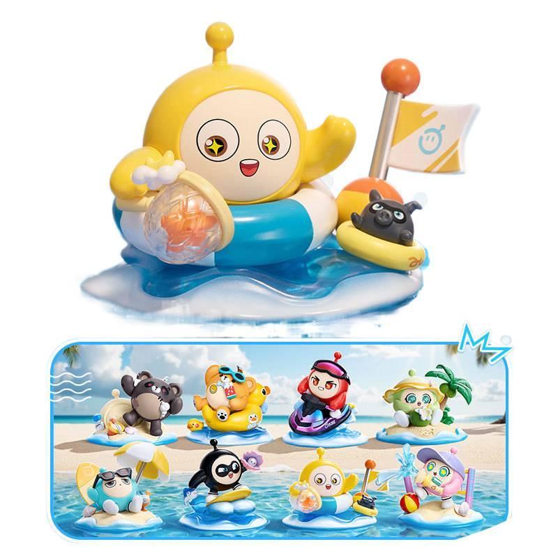 Eggman Party Blind Box Holiday Coastline Figurine Cute Blind Box Collectible Toy Birthday Gift