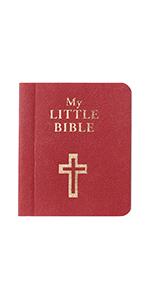 My Little Bible 2” Standard Edition - Selections of Key Verses From Every Book, Tiny Palm-size OT NT Scripture for Ministry Outreach, Classic 1769 KJV Text, 2" x 2.5”, Black