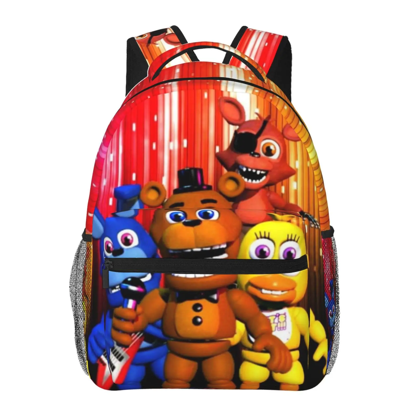 Kids backpack, Anime Five Nights At Freddy'S1 School bag, Cute Cartoon Backpacks for girls boys, Adjustable Straps Bookbag for School Travel Office Daily Use