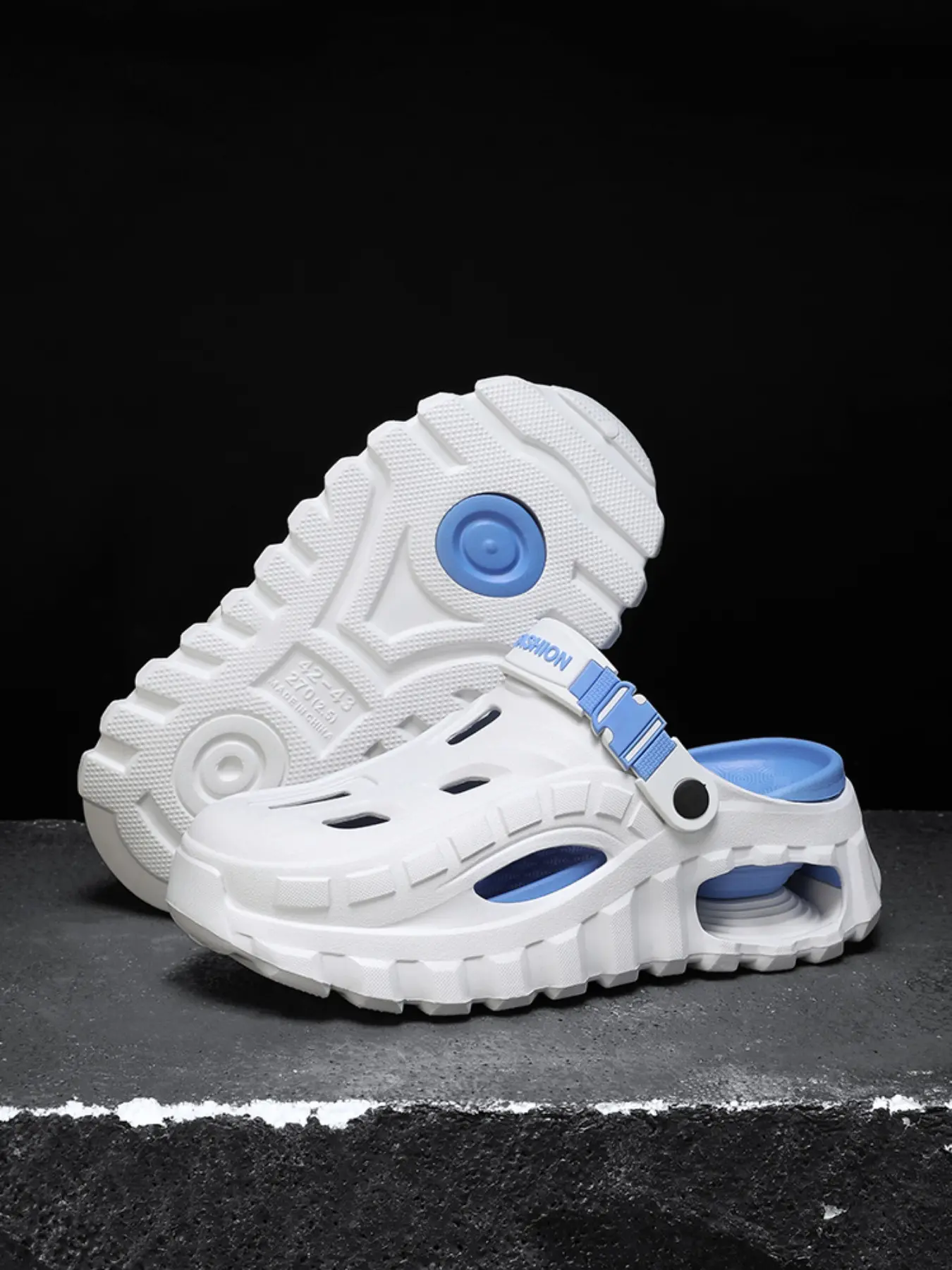 Comfortable Mens Sports Sandals Breathable Non Slip Outdoor Casual Walking Beach Summer Clogs Garden Shoes for Daily Wear Hiking Camping Fishing Travel