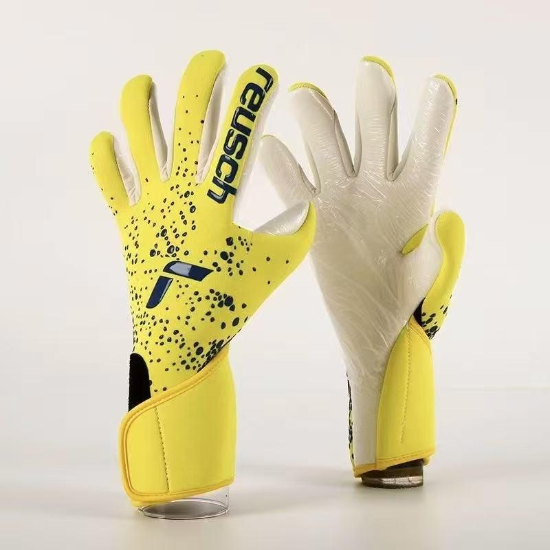 Football goalkeeper gloves for adults and children, professional training goalkeeper gloves, non-slip and wear-resistant latex soccer accessories how to kick a soccer ball